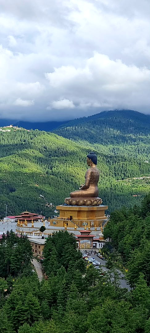 Buddha Dordenma overlooking the Thimphu valley