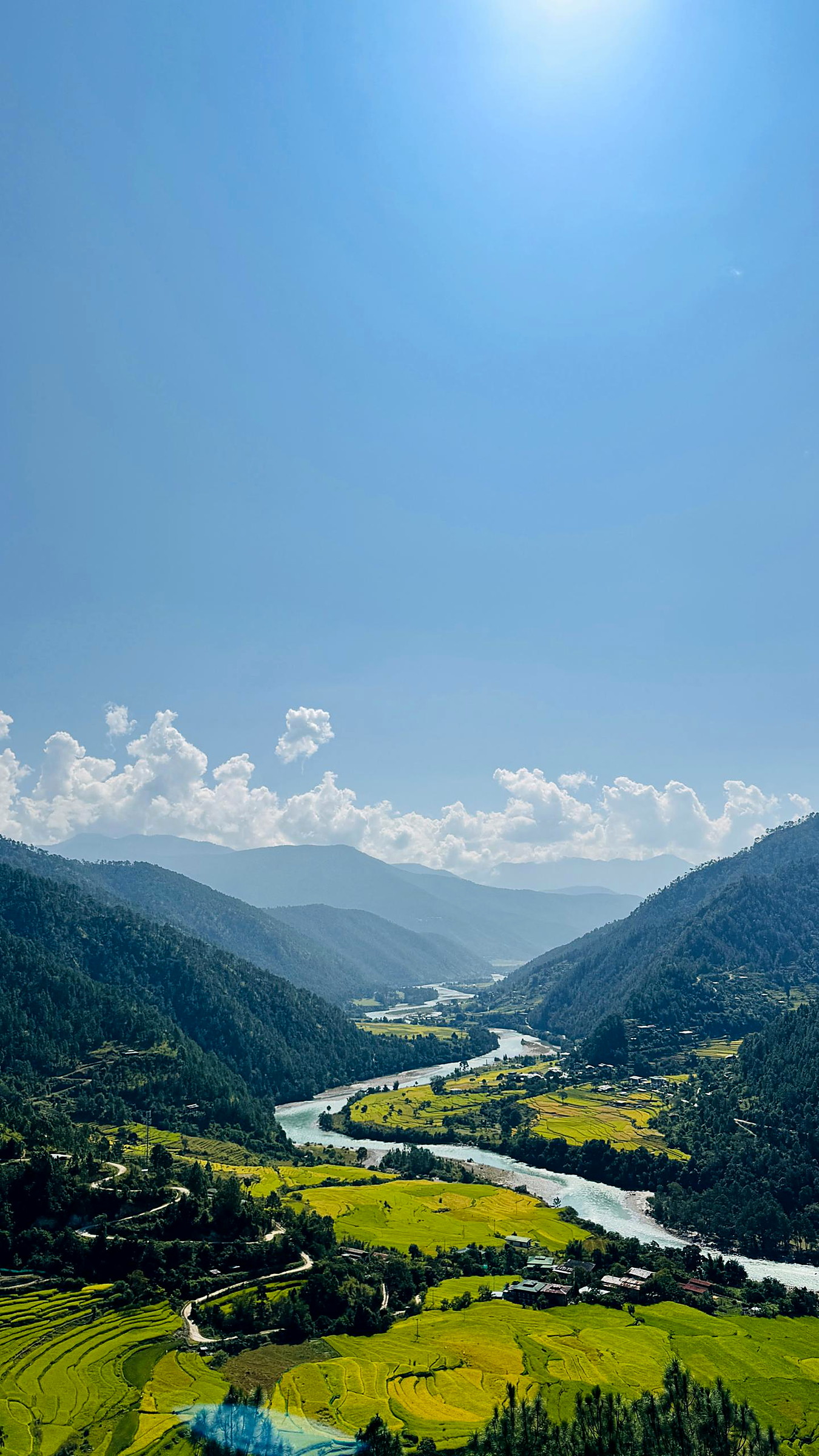 Thimphu valley, Bhutan