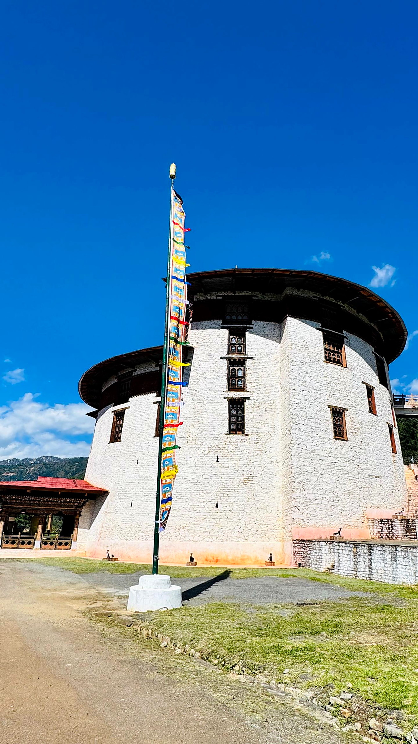 Traditional Bhutanese architecture at the National Museum in Paro