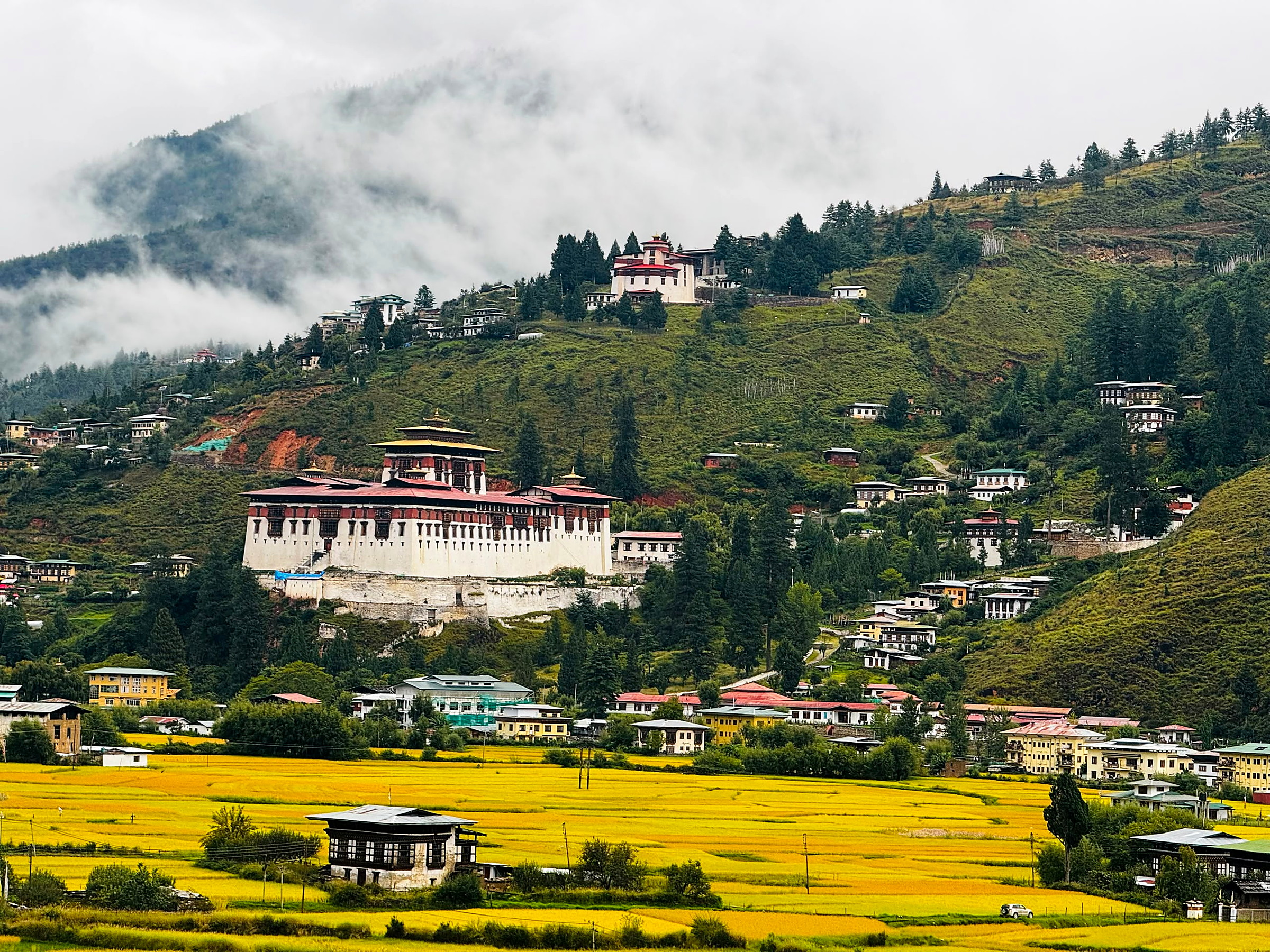 Paro Valley, Western Bhutan, Bhutan